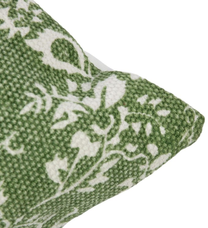 Flower garden peppermint green cushion 45x45 cm