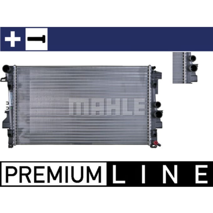 Radiator, motorkoeling MAHLE CR 608 000P