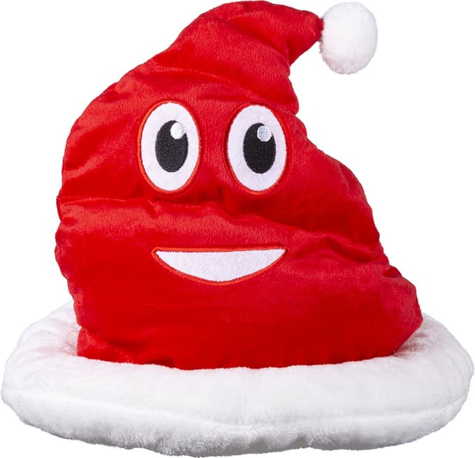 Boland - Hoed Shitmas - Één maat - Volwassenen - Unisex - Kerst