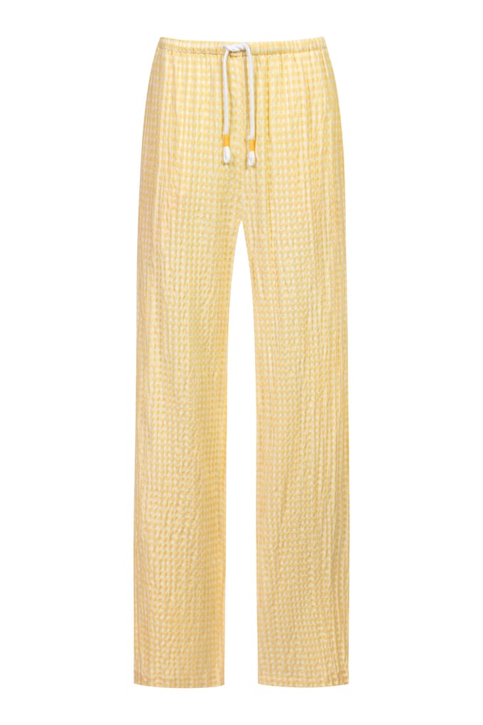 Lange broek Serie Vichy Dream Lemon Butterfly