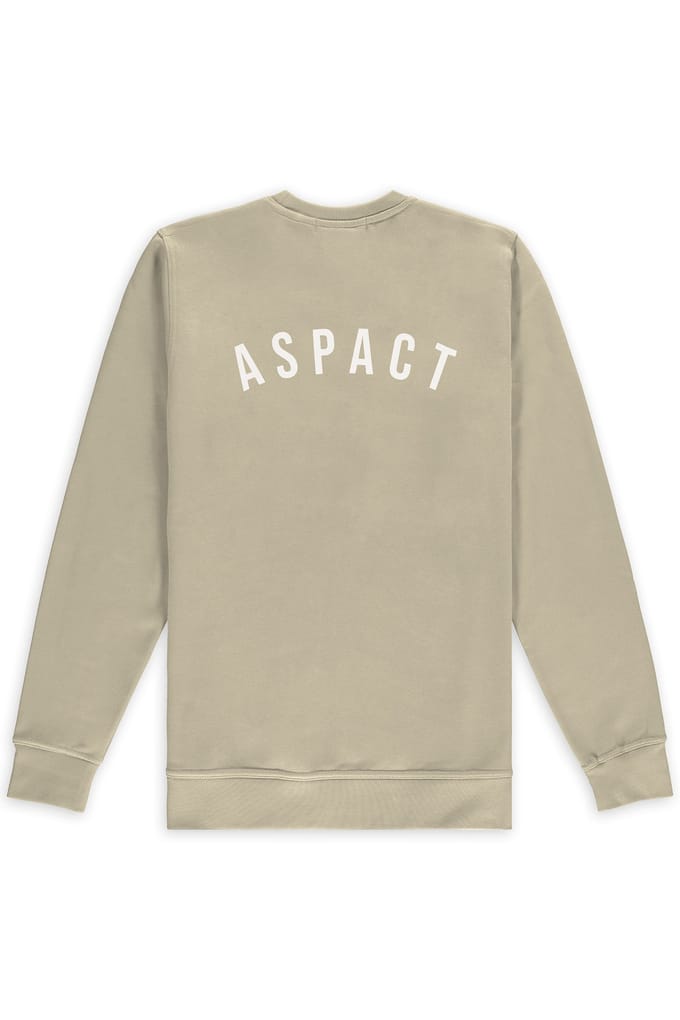 Aspact Zavi Crewneck Beige Größe: S | Pullover Outlet | Unisex | Braun