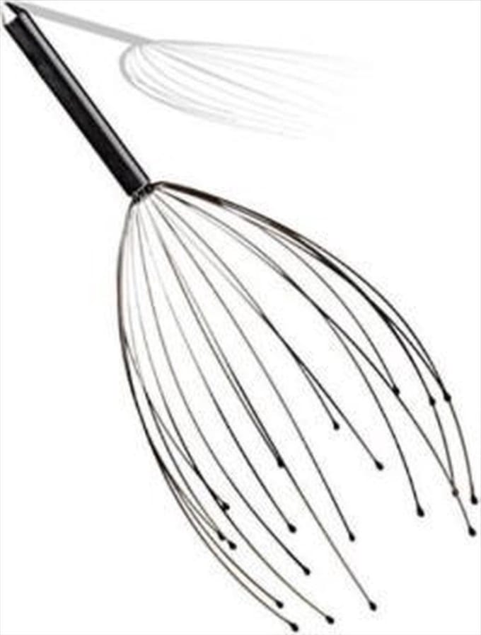 ***De Zwarte Hoofdmassage Spin - Hoofdspin Massage - Hoofdmassage voor een Ontspannen Geest - van Heble® ***