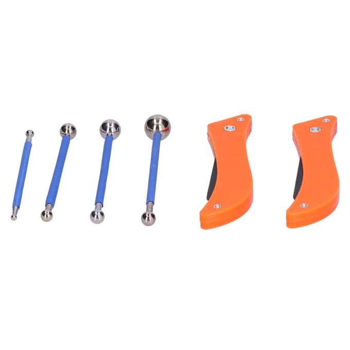 Kit d'outils de calfeutrage de joints de sol Kit de tige de couteau de finition et de réparation de calfeutrant pour carrelage pour la maison gray