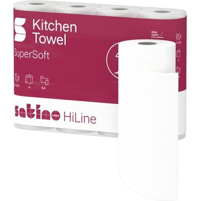 satino by wepa keukenrol Prestige, 3-laags, hoogwit