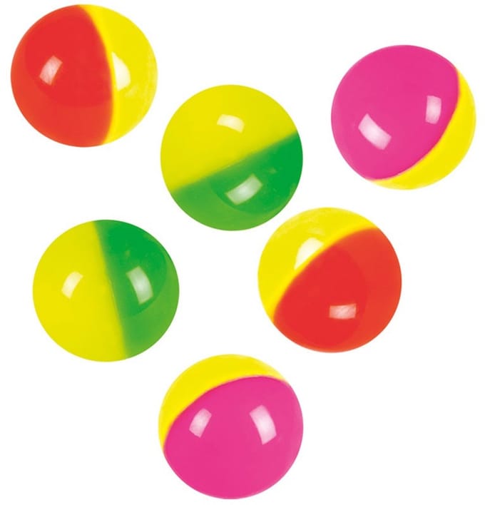 Boland - Set 6 stuiterballen Duo - Pinata vulling - Uitdeelcadeautjes - Verjaardag