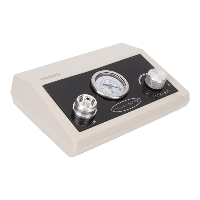 Machine de Ventouses à Pression Négative 3 Tailles Favorise la Circulation Drague les Méridiens Masseur Gua Sha UK Plug white