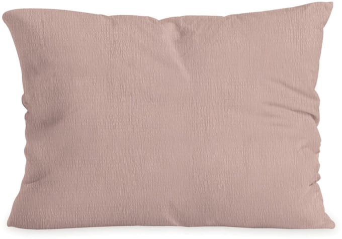 Zelesta Special Seersucker Kussensloop Set van 2 - Poederroze 60x70cm