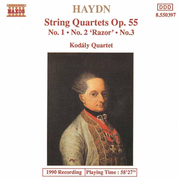 Kodály Quartet - Haydn: String Quartets Op. 55, Nos. 1-3 (CD)