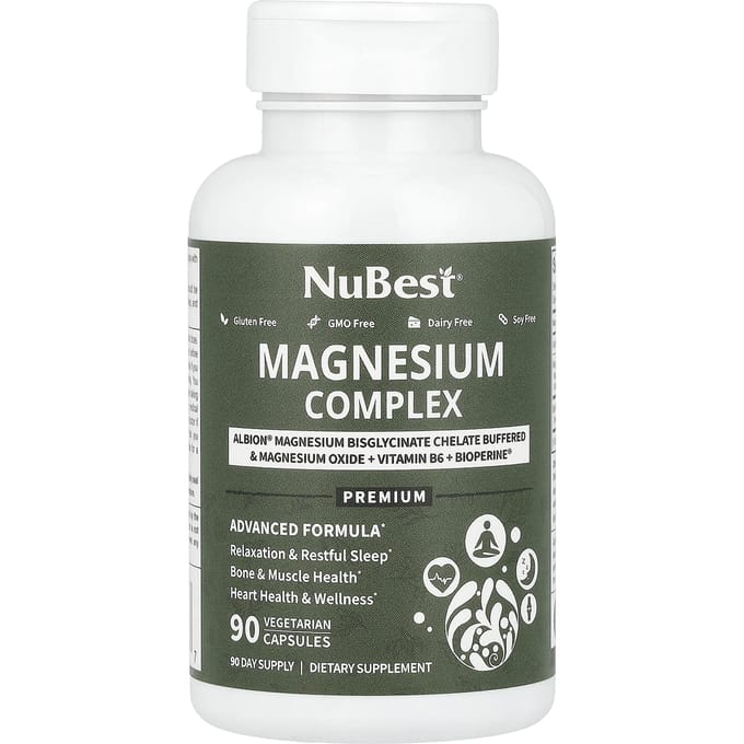 Magnesiumcomplex, 90 vegetarische capsules