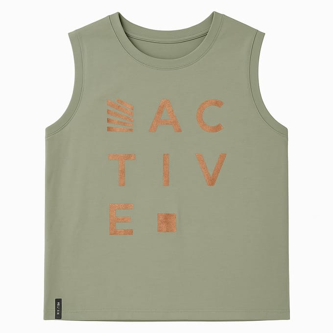 Beachlife Active - Tanktop - Groen - Maat XS