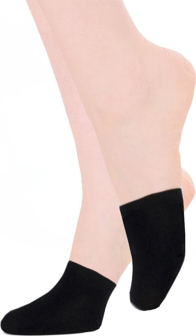 Topsocks teensokjes katoen - zwart -one size
