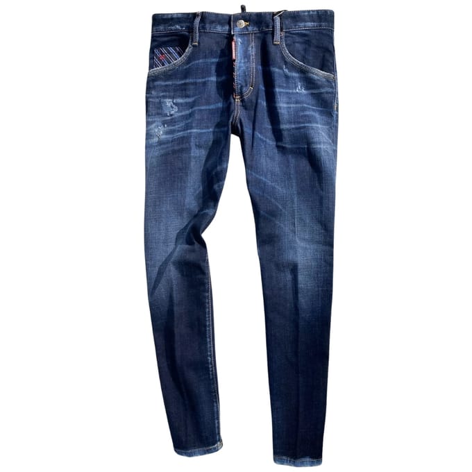 Dsquared2 Donkerblauwe Spijkerbroek