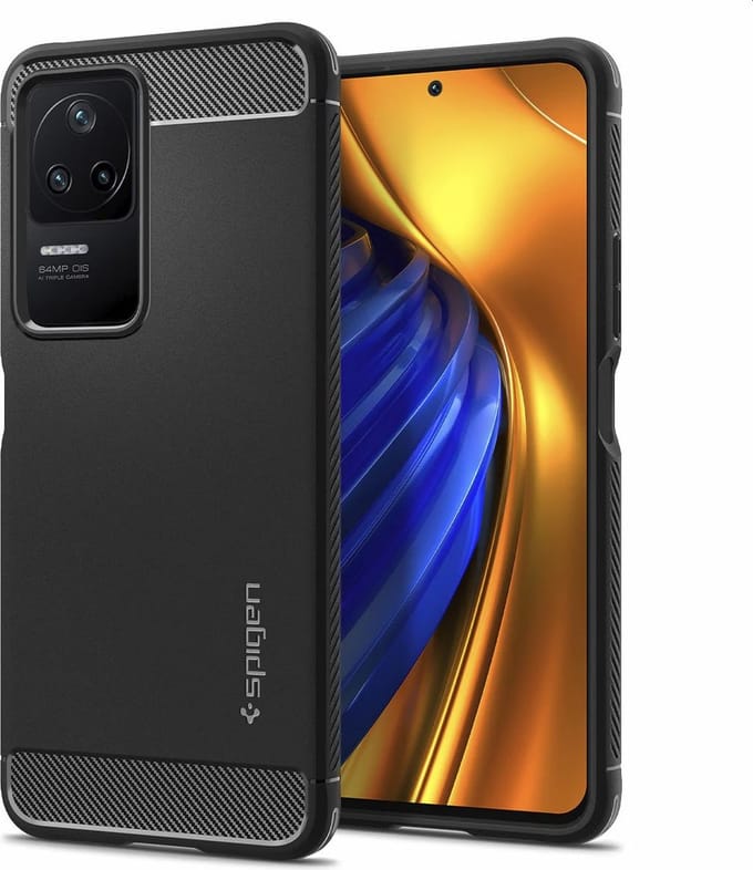 Spigen Rugged Armor - matte black - Xiaomi POCO F4/Redmi K40S