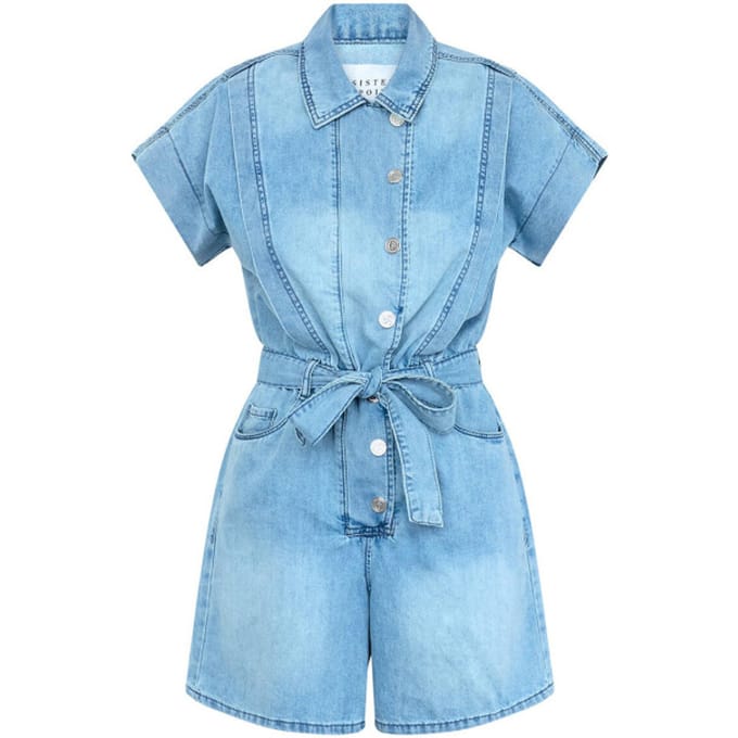 SisterS point jumpsuit Feba pl1 19672 L. B Denim Maat - S