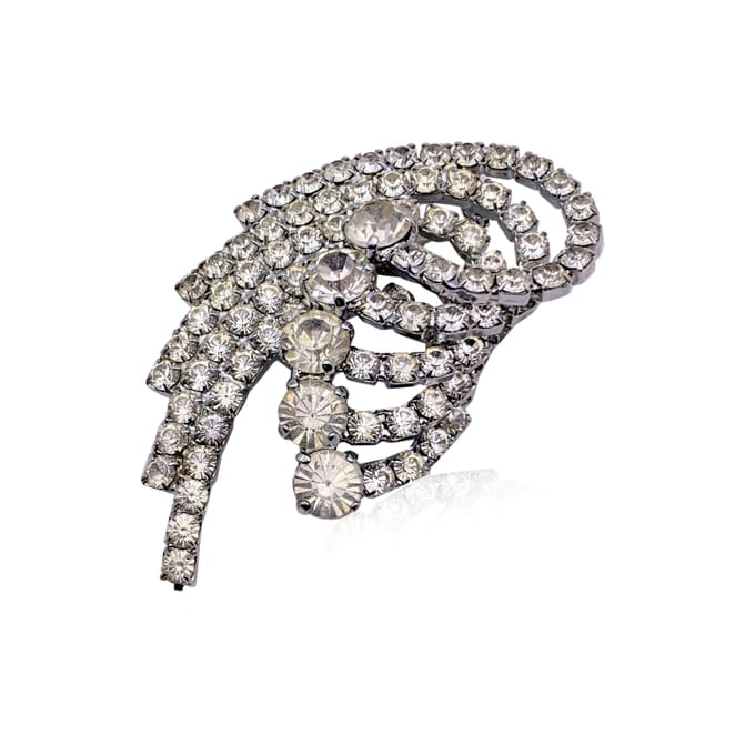 Dolce & Gabbana metalen broche met kristallen