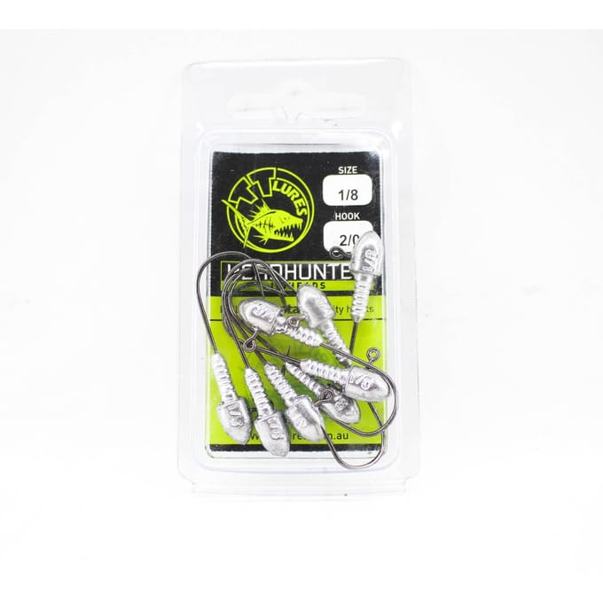 Tackle Tactics TT Head Hunter Jig Head 1/8 oz 2/0 8/verpakking (1128)