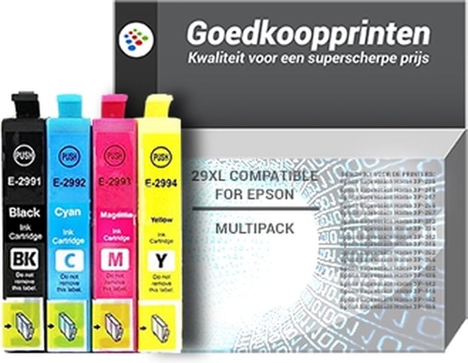 Huismerk Epson 29XL inkt cartridges Multipack (72,8 ml)