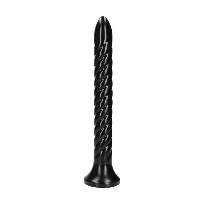 Shots - Ouch! OU840BLK - Swirled Anal Snake - 12''/ 30 cm - Black