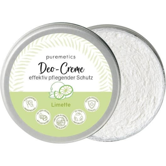 puremetics Lichaamsverzorging Deodorantcrème met limoen Deodorant Unisex 45 g