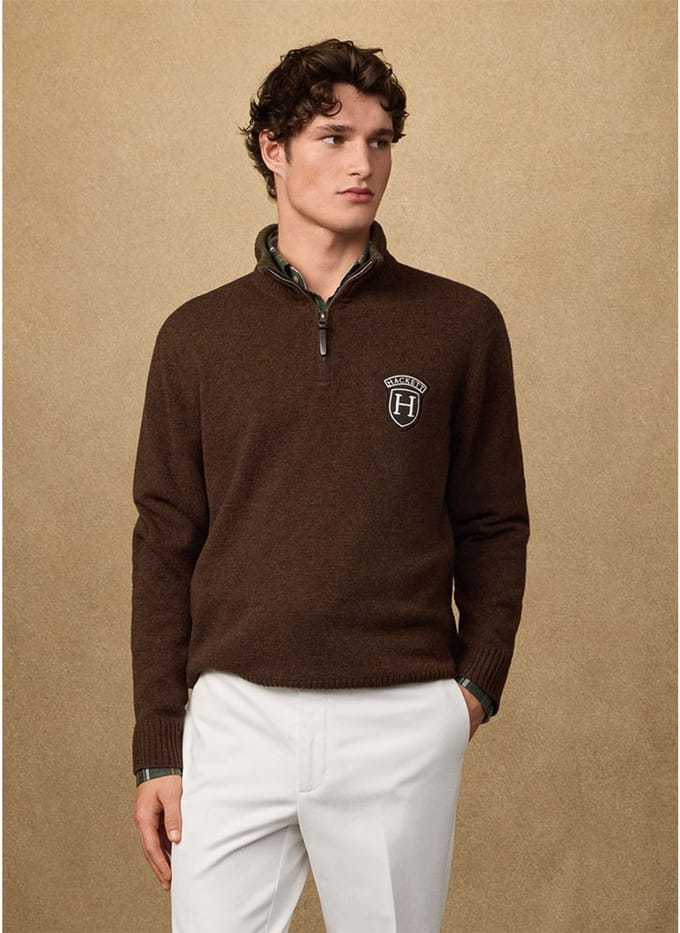 Hackett Heritage Peaks Trui XL Man