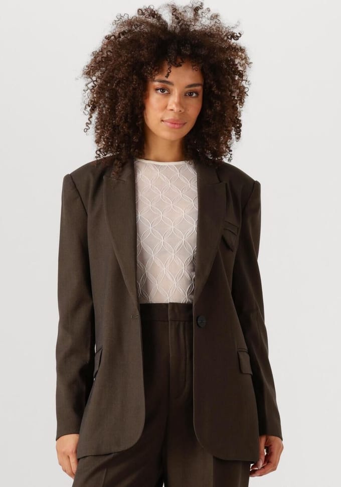 Copenhagen Muse Cmtailor-ja Blazers Dames - Olijf - Maat L