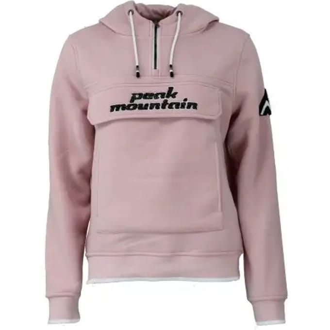 Dames fleece sweater met capuchon Peak Mountain Aflow