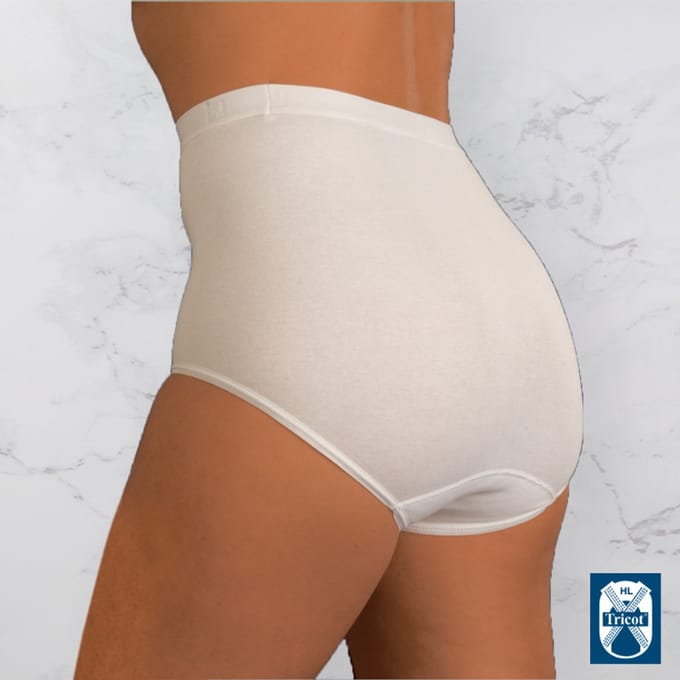 HL Tricot - Taille slip comfort wit - Maat S - Vrouwen - wit -