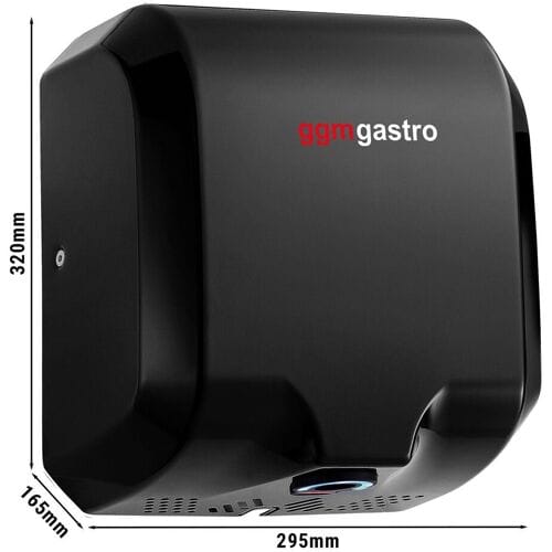 GGM Gastro Händetrockner mit Sensor - Edelstahl mattschwarz