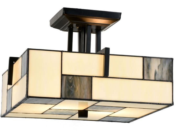 Tiffany Plafonnière Mondriaan - Art Deco Trade