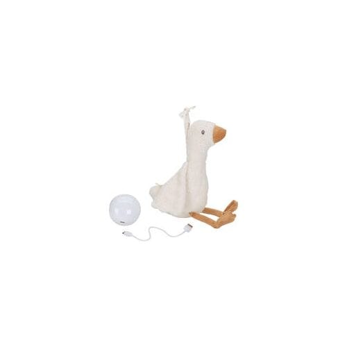 Little Dutch licht en geluid knuffel gans White unisex