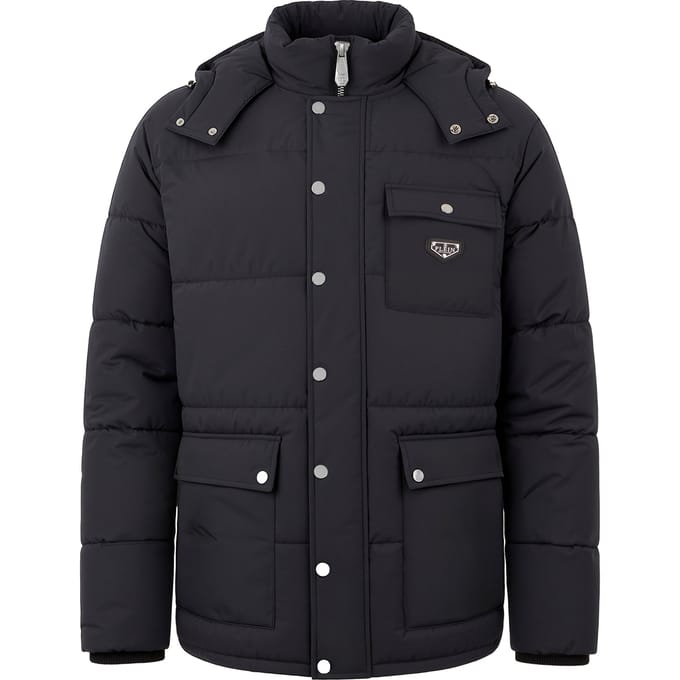Nylon Puffer Jacket Gothic Plein