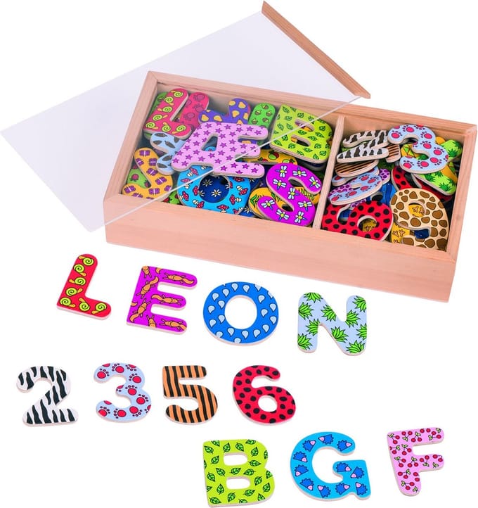 Goki - Magnetic Numbers & Letters 88pcs.