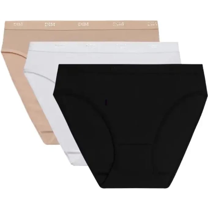 Set van 3 Damesonderbroeken DIM Coton Stretch Pockets Eco