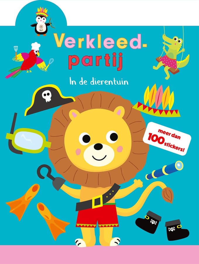 Verkleedpartij Stickerboek: In de Dierentuin