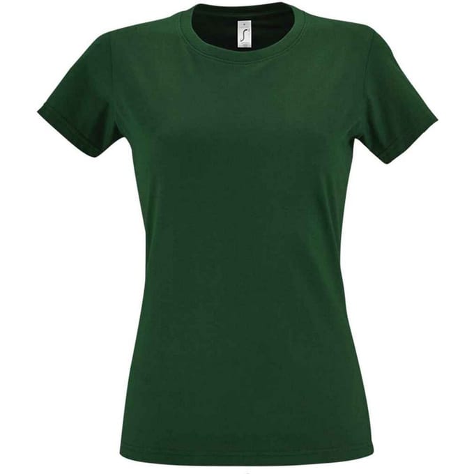 SOLS Dames/Dames Imperial T-shirt (Fles groen)