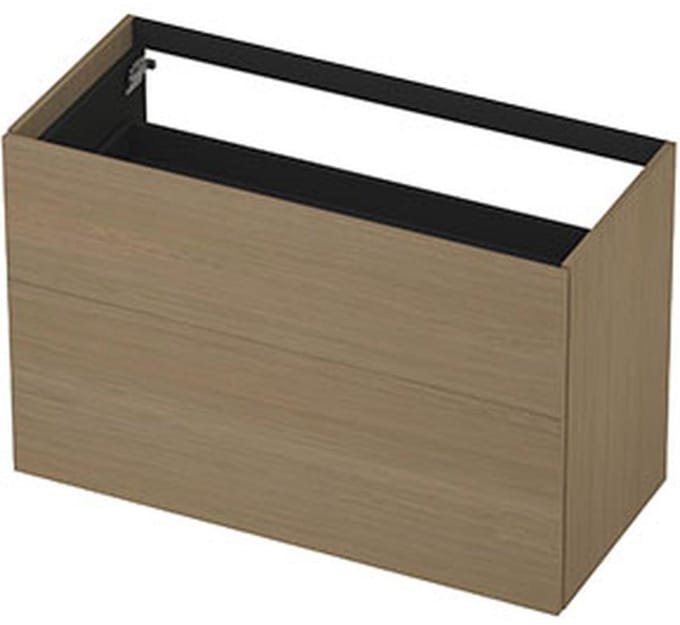 INK - Onderkast 2 Laden Push To Open Decor - 1000x450x650 Mm - Olijf Eiken