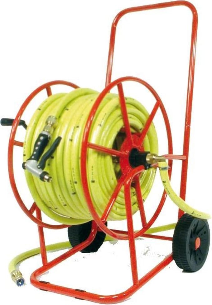Talen Tools - Professionele haspel - Gele Tuinslang 50 m - 3/4