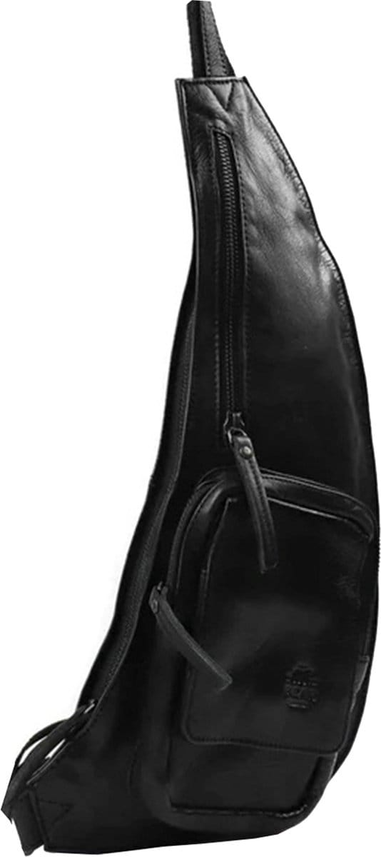 Bear Design Han Crossbodytas Kleine Leer - Zwart
