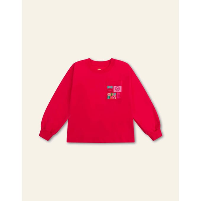 Oilily Hak Sweater- maat116/6yr Bright Rose