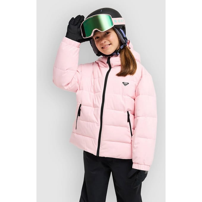 Roxy Snowyhill Puffy Kids Jas roze