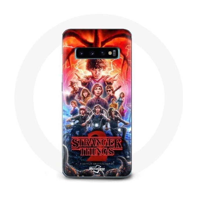 Coque pour Samsung Galaxy s10 plus Stranger Things Affiche Saison 2