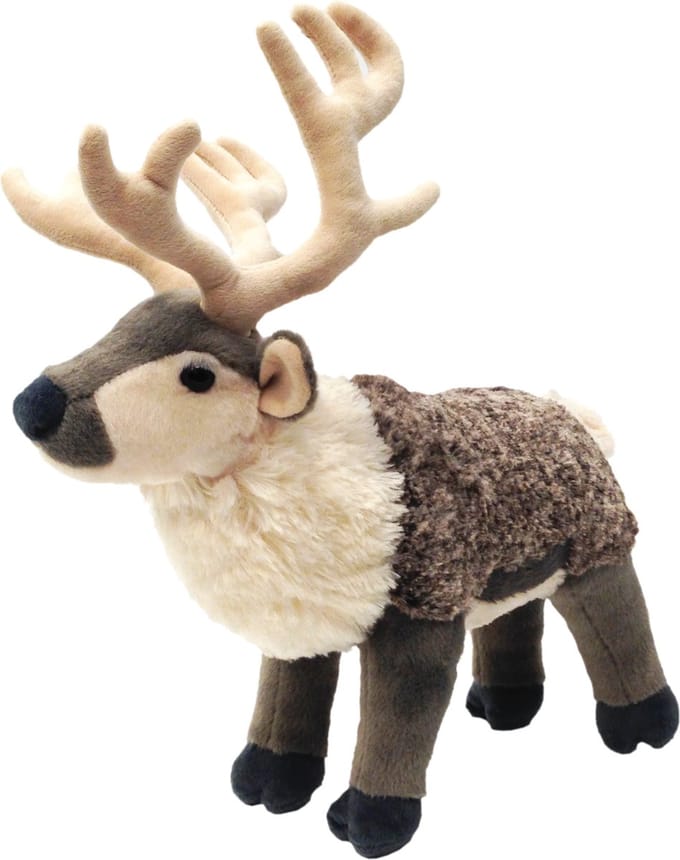 Wild Republic Rendier knuffel - knuffel rendier - 34 cm - pluche Pool dieren
