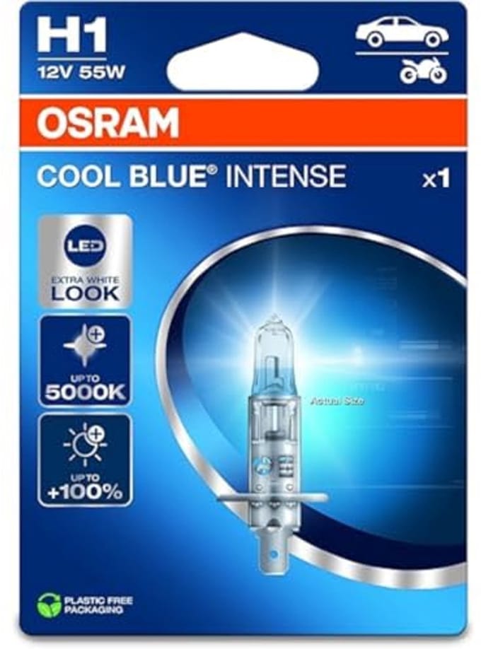 H1 Halogeenkoplamp - Tot 100% Meer Helderheid en 5000K Extra Wit Licht