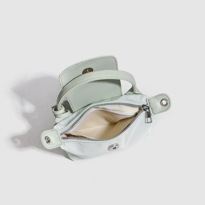 Tas Vrouw Herfst en Winter Niche Textuur Mini Dumpling Tas Mode Forens Enkele Schouder Crossbody Tas Vrouw white