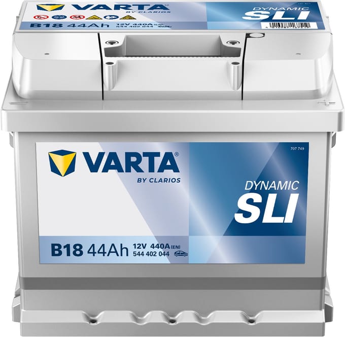 Kramp Accu 12V 44Ah 440A Blue Dynamic VARTA