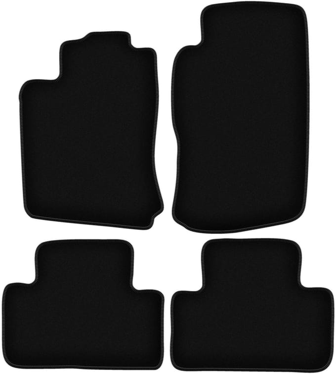BASIC zwarte veloursmatten voor: Opel Vectra B hatchback, sedan, stationwagen, liftback (1996-2001)
