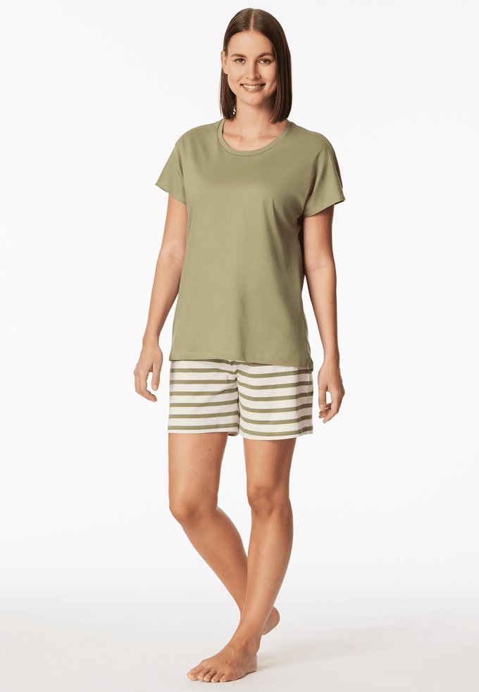 Korte pyjama met streepjes, linde - Casual Essentials 36