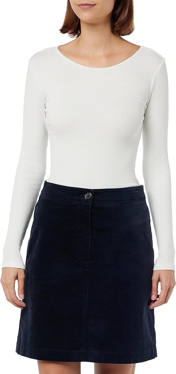 Marc O'Polo Dames Rok Donkerblauw | Lyocell Mix | Maat 36 | Comfort Fit