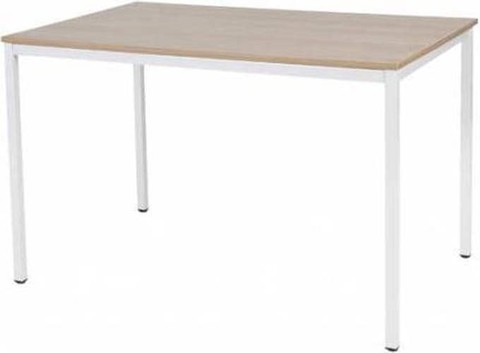 Bureautafel - Domino Basic 120x80 robson - wit frame
