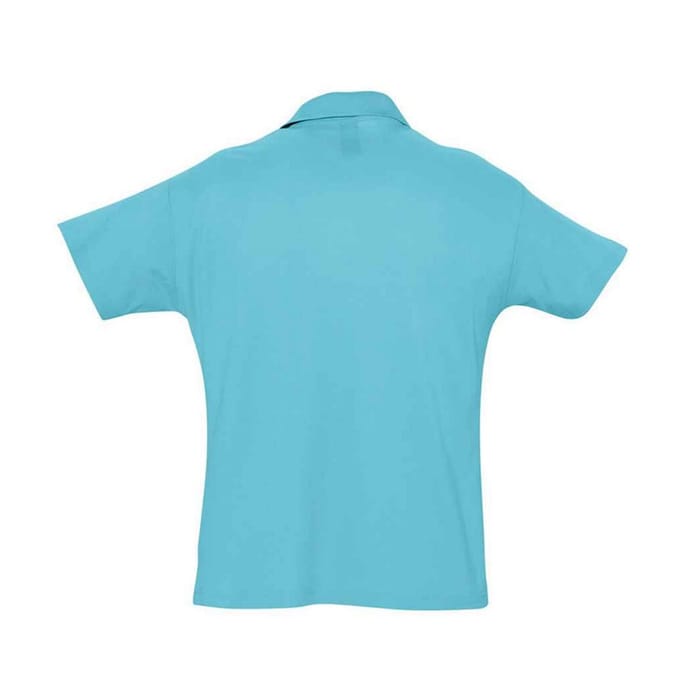 SOLS Heren Zomer II Poloshirt (Atol blauw)